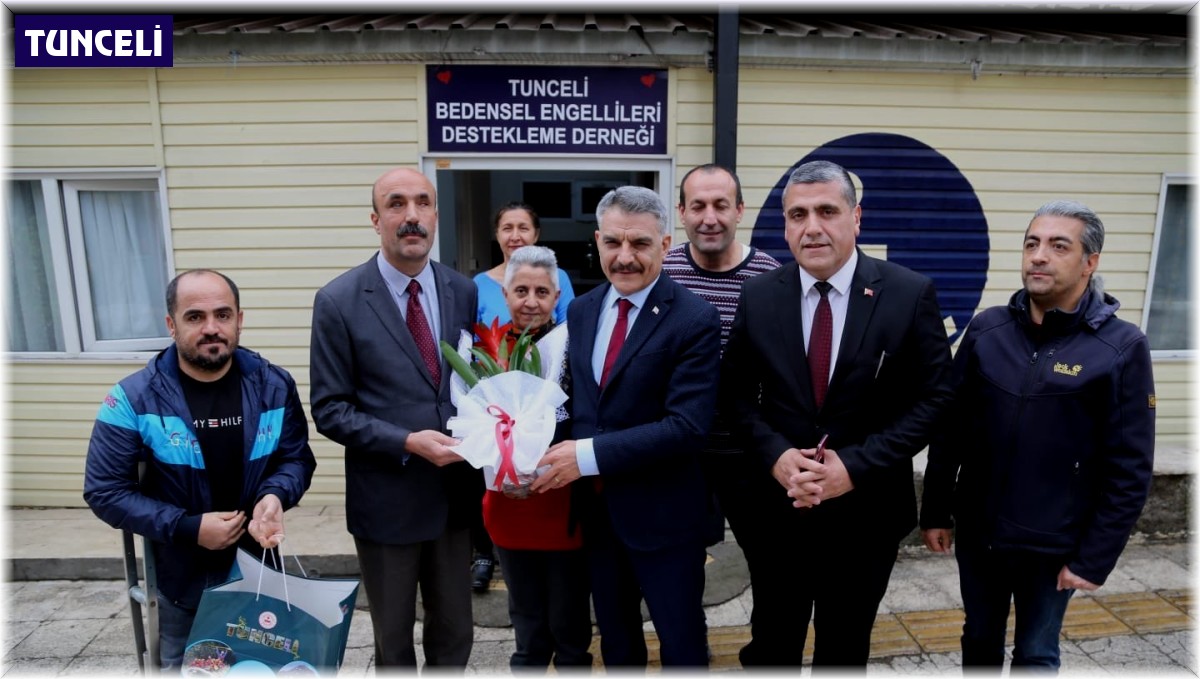 Tunceli'de engelliler için dayanışma yemeği