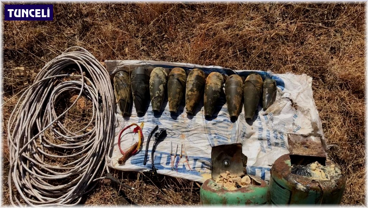 Tunceli'de EYP düzeneği ve TNT patlayıcı ele geçirildi