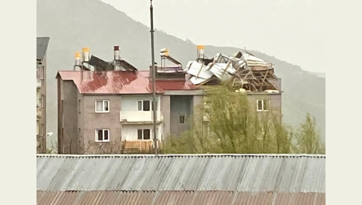 Tunceli'de fırtına nedeniyle hasar tespitine başlandı