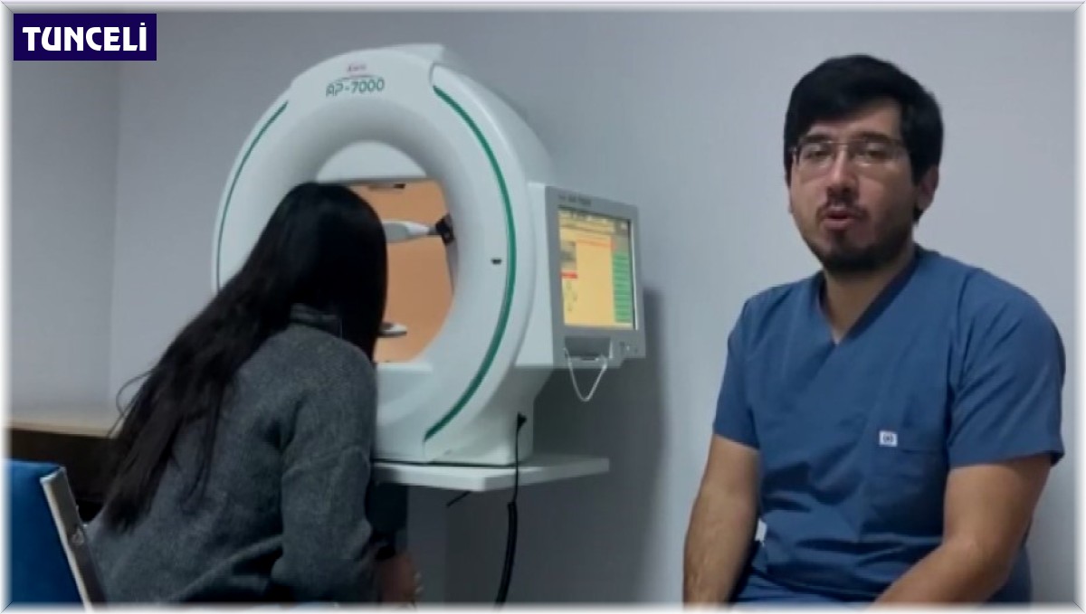 Tunceli'de 'Göz Görme Alanı' cihazı alındı