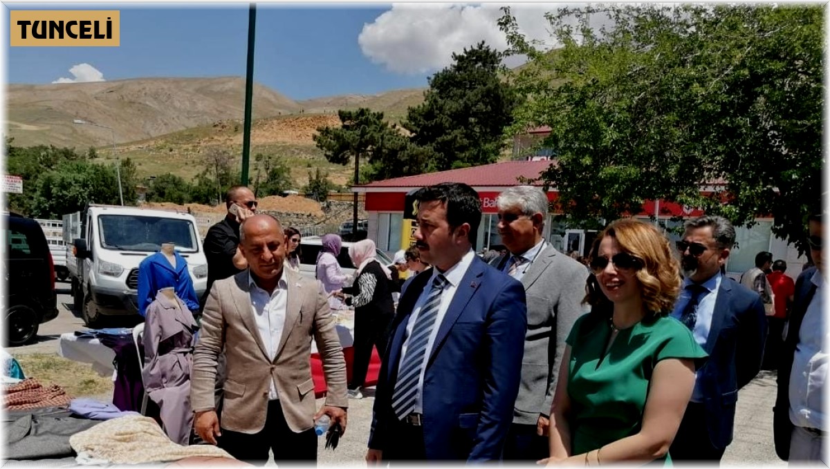 Tunceli'de Halk Eğitim Merkezi sergisi açıldı
