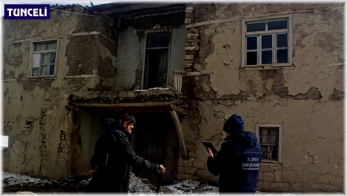 Tunceli'de hasar tespit talep süreci başladı