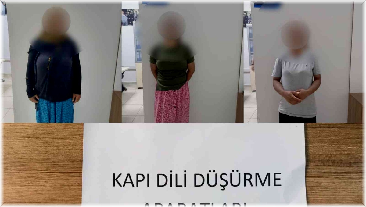 Tunceli'de hırsızlık yapmak isteyen 3 kadın suç aletleriyle yakalandı