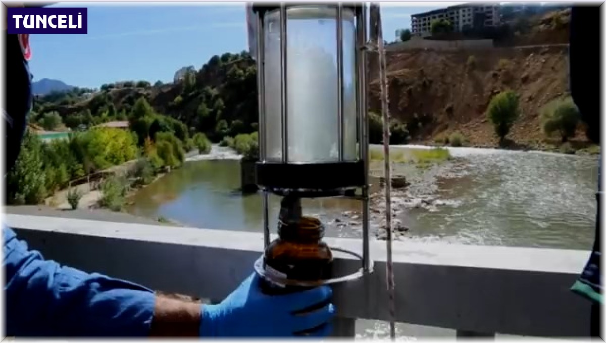 Tunceli'de ilk defa su kaliteleri ölçüldü