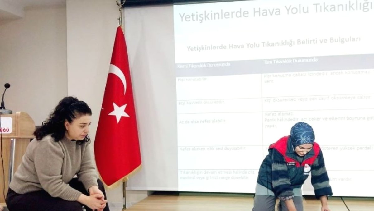Tunceli'de ilk yardım eğitim sertifikasyon eğitimi