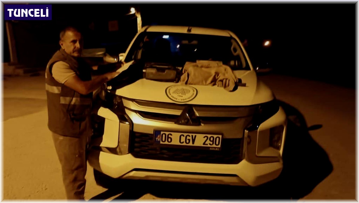 Tunceli'de kaçak avcılık yapan 2 kişi hakkında işlem yapıldı