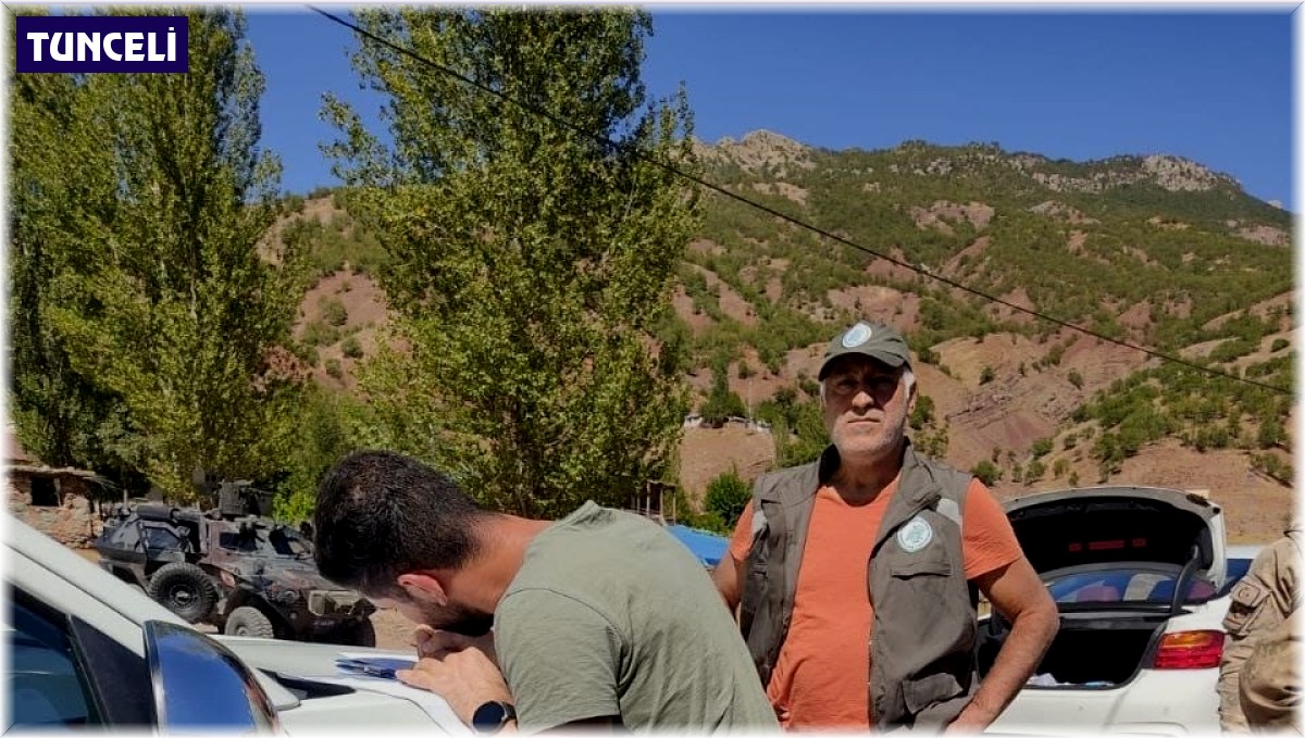 Tunceli'de kaçak avlanan 4 şahsa işlem yapıldı