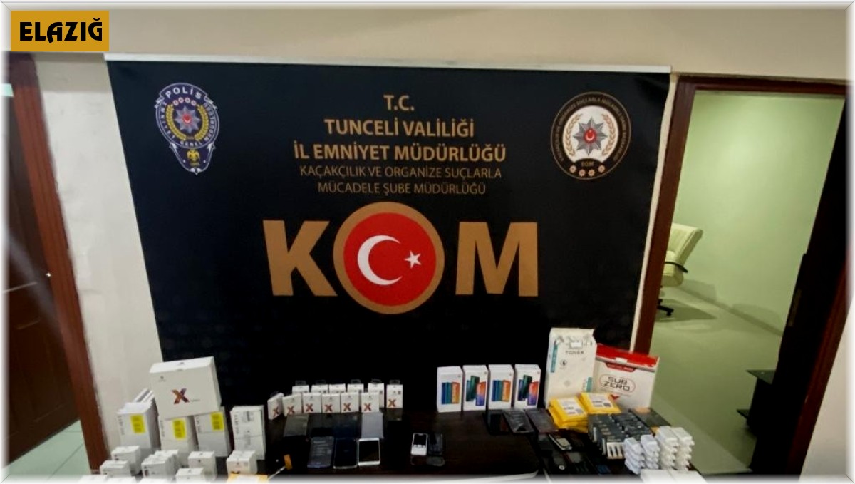Tunceli'de kaçakçılık operasyonu: 4 gözaltı