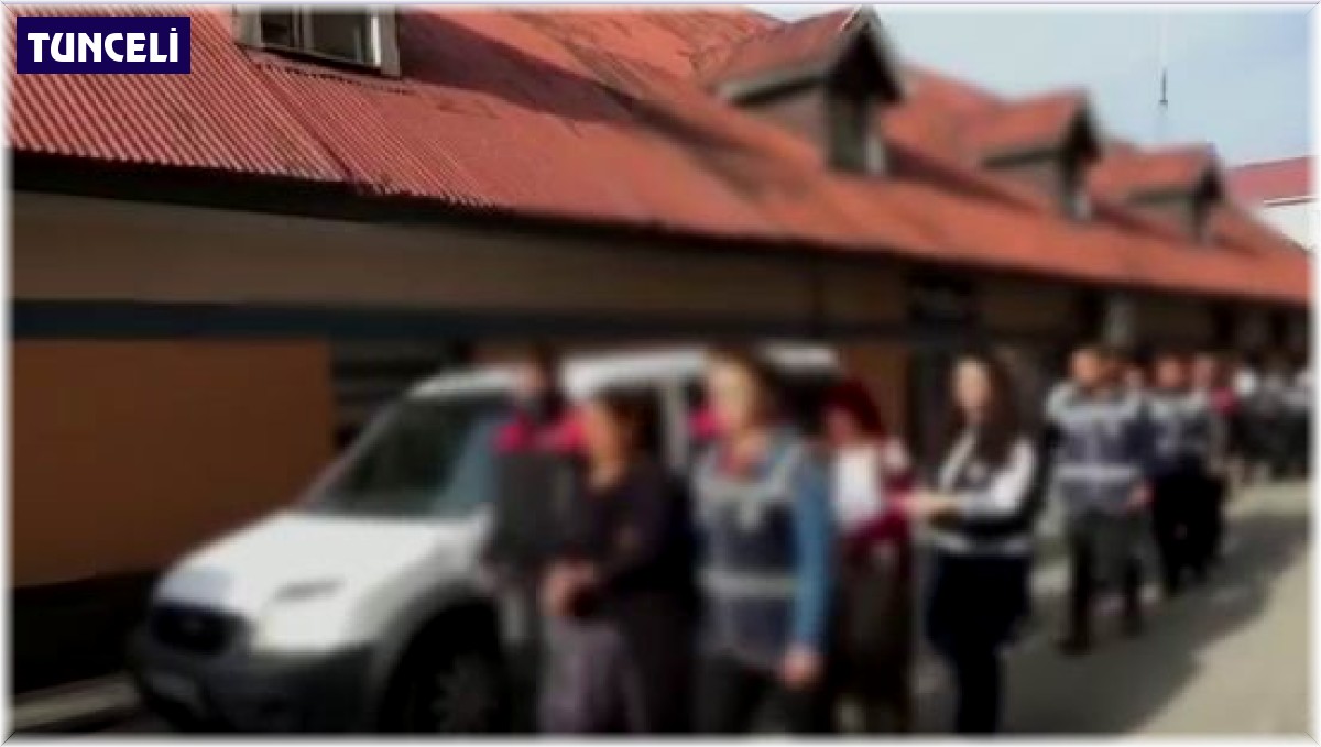 Tunceli'de kapı dilini düşürüp hırsızlık yapan 6 kişi yakalandı