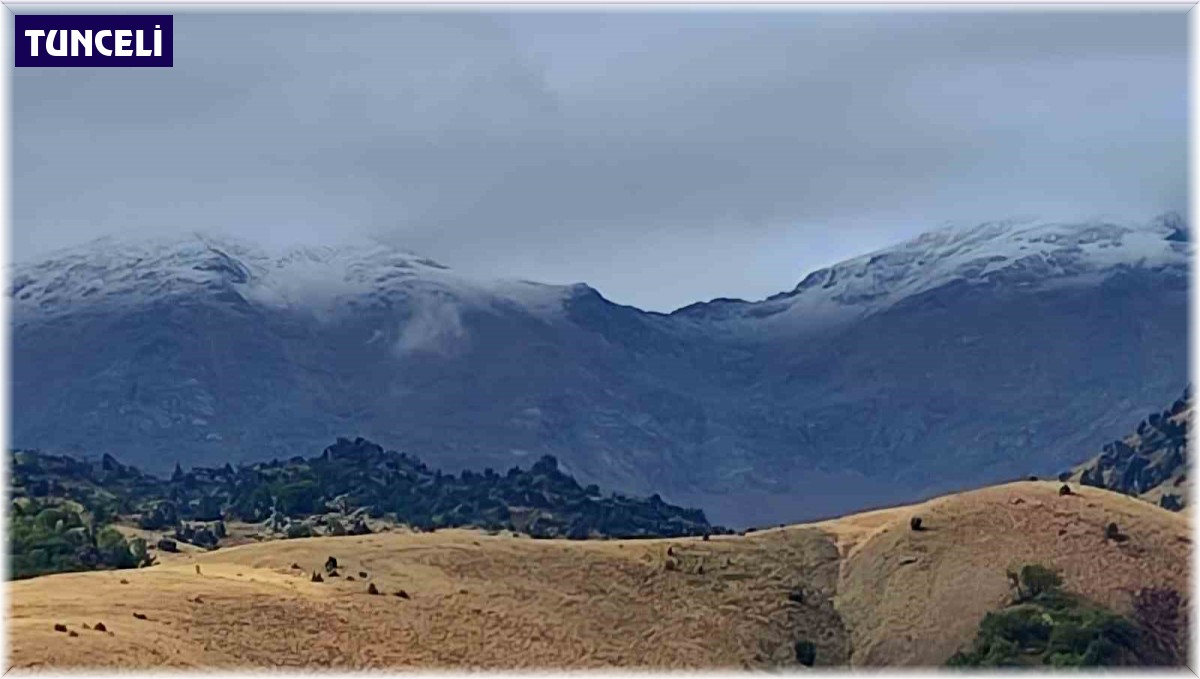Tunceli'de kar