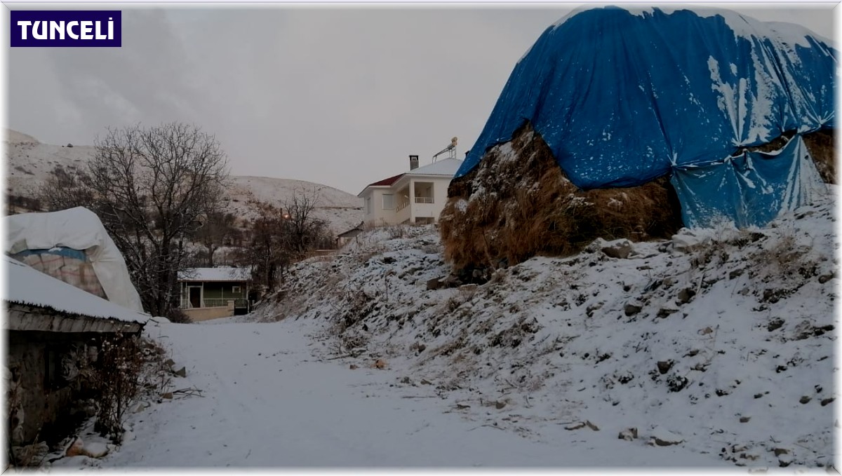 Tunceli'de kar sevinci kısa sürdü