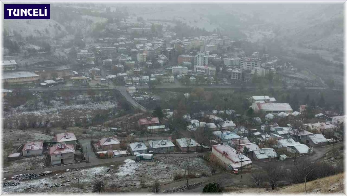 Tunceli'de kar yağışı hayatı olumsuz etkiledi