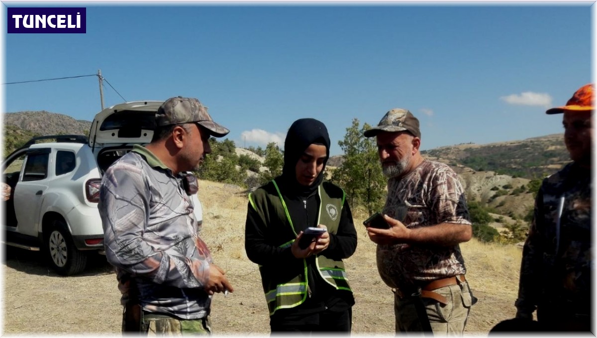 Tunceli'de kara avcılığı kanununa uymayan 3 kişiye ceza