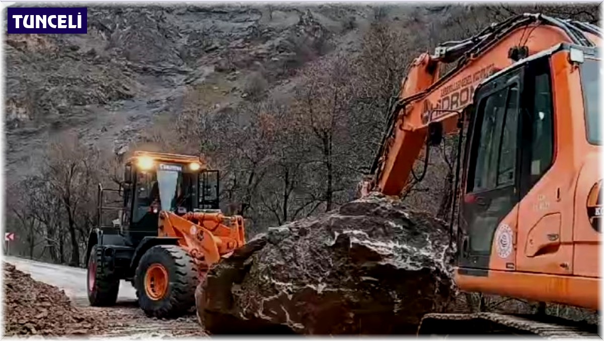 Tunceli'de karla mücadele çalışmaları sürüyor