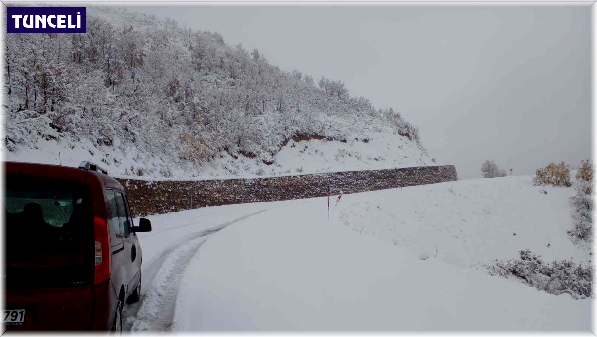 Tunceli'de karla mücadele çalışması