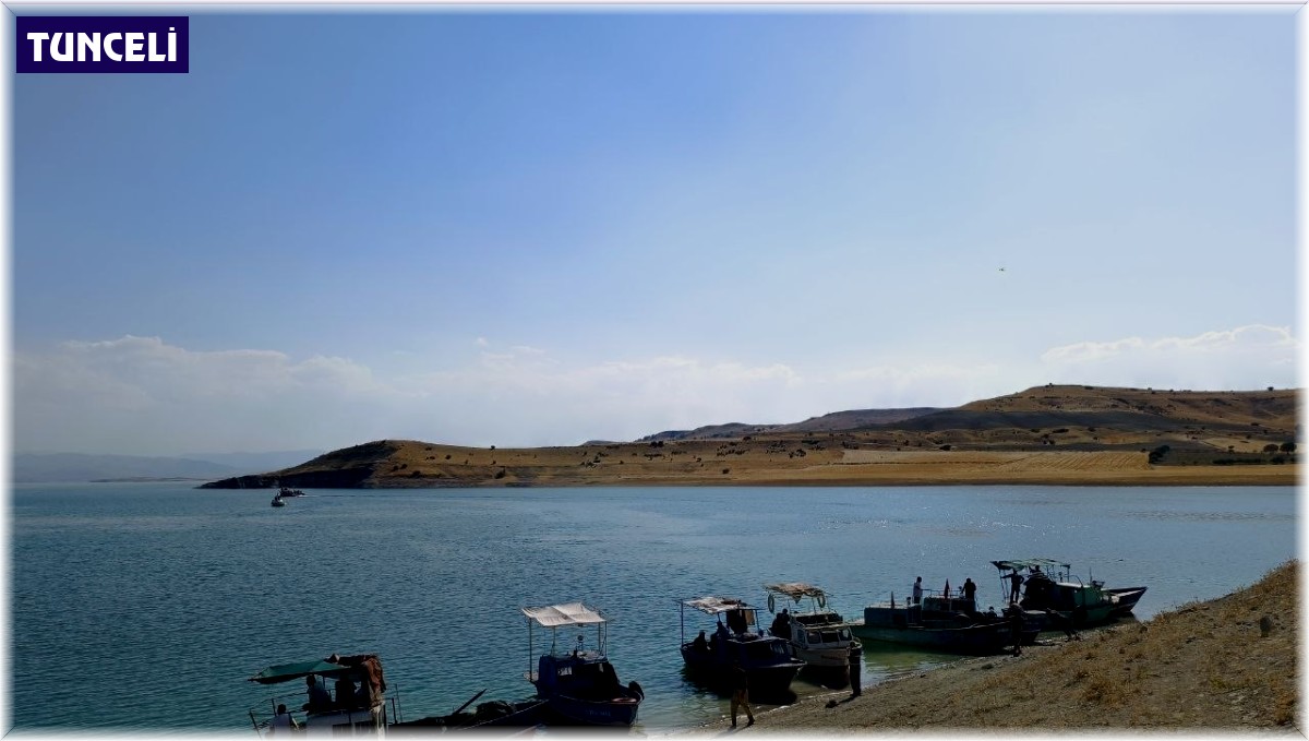 Tunceli'de kaybolan balıkçıyı arama çalışmaları sürüyor