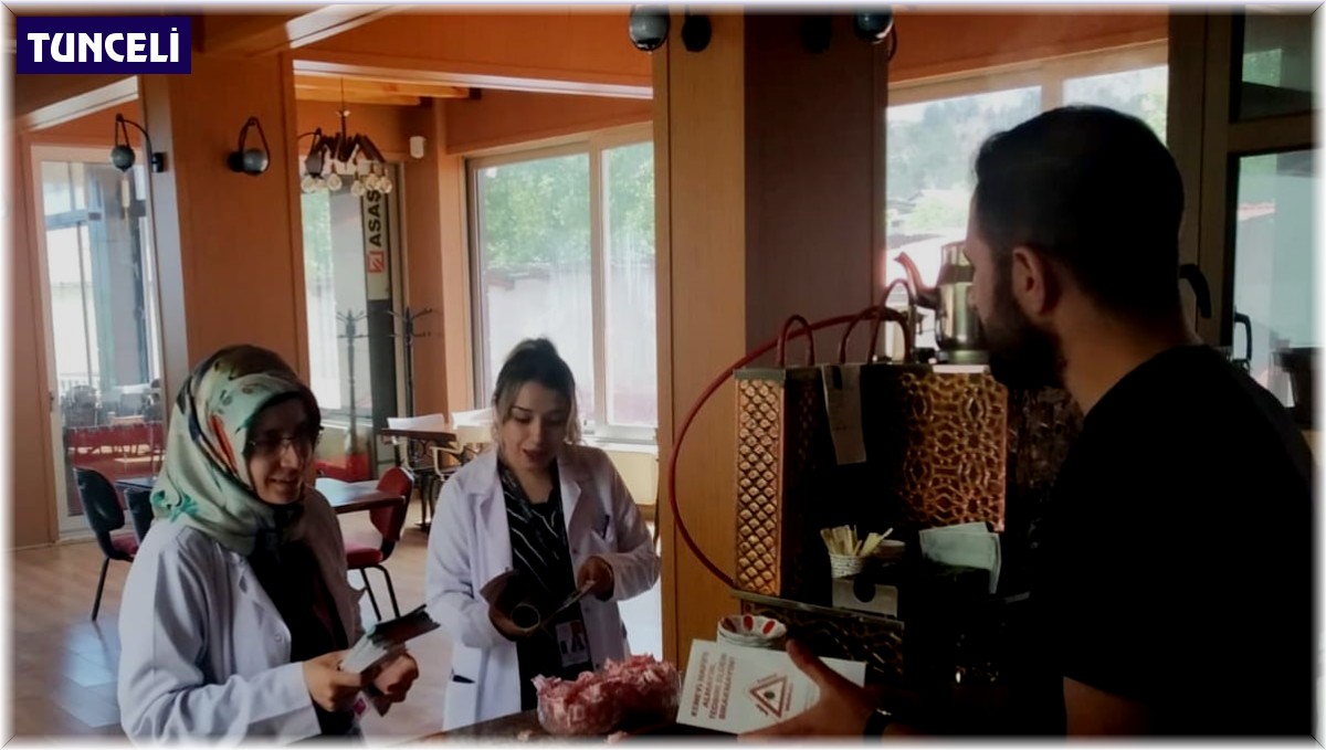 Tunceli'de Kırım Kongo Kanamalı Ateşi Hastalığı ile ilgili bilgilendirme çalışmaları