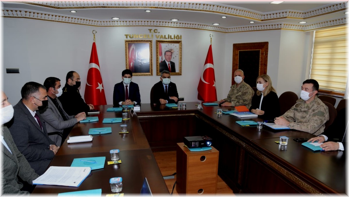 Tunceli'de 'Kış Tedbirleri Koordinasyon Toplantısı' yapıldı