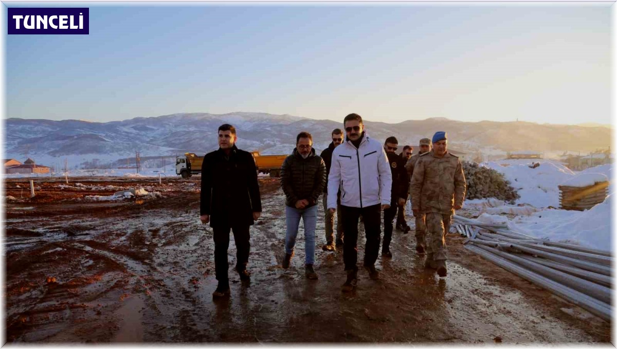 Tunceli'de konteyner kentler kuruluyor