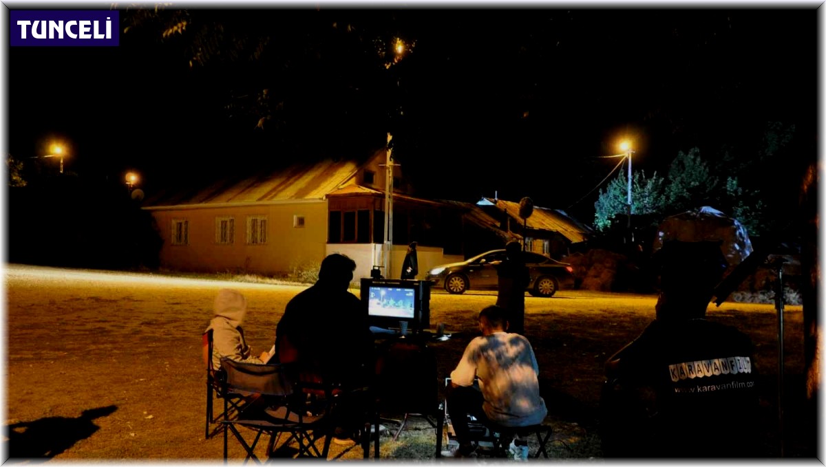 Tunceli'de korku filmi çekiliyor