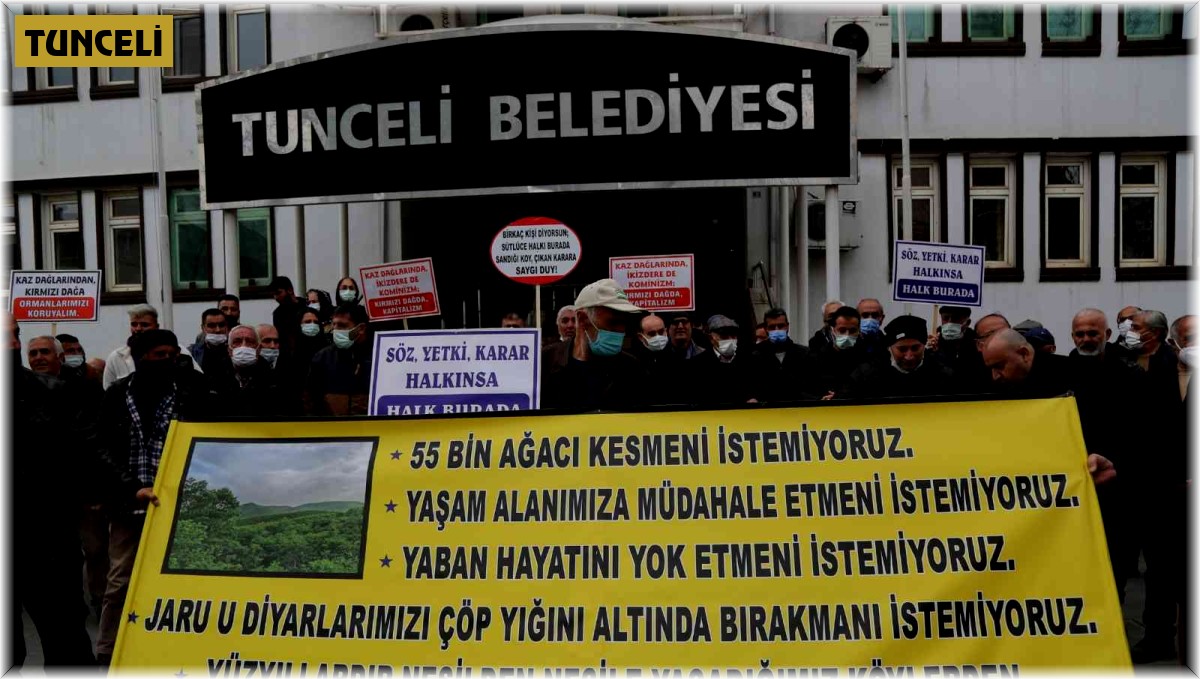 Tunceli'de köylülerden TKP'li başkana 'atık tesisi' tepkisi