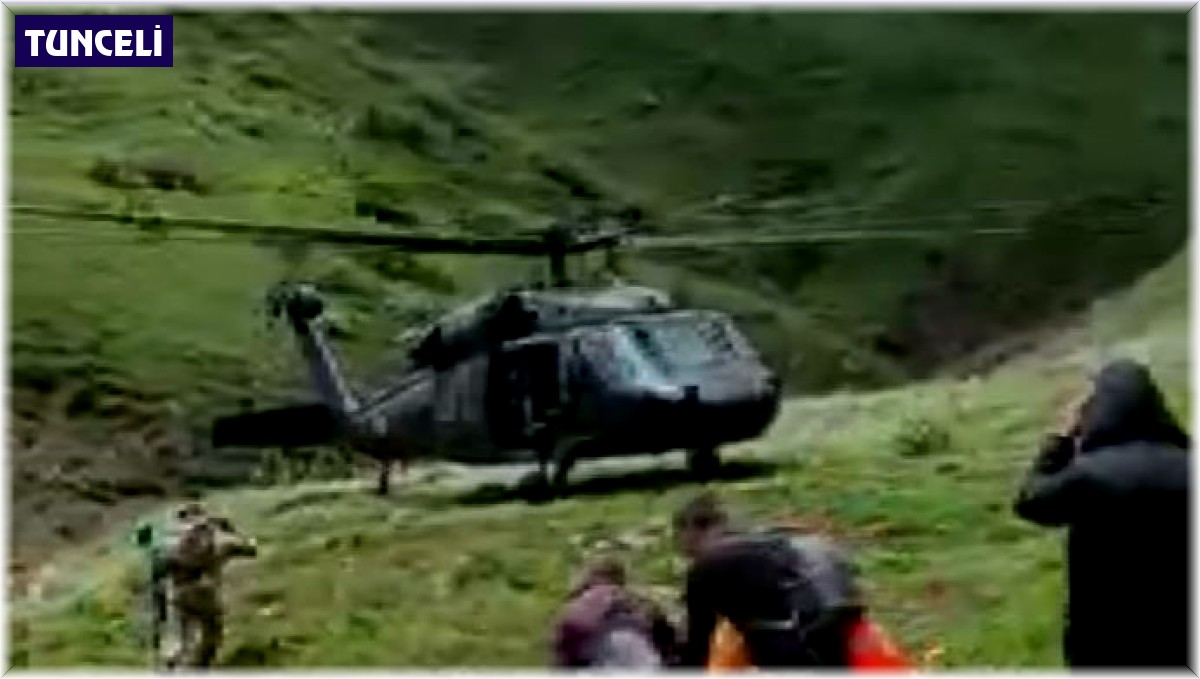 Tunceli'de mantar toplarken kaybolan vatandaşlar, dron ve askeri helikopterle bulundu