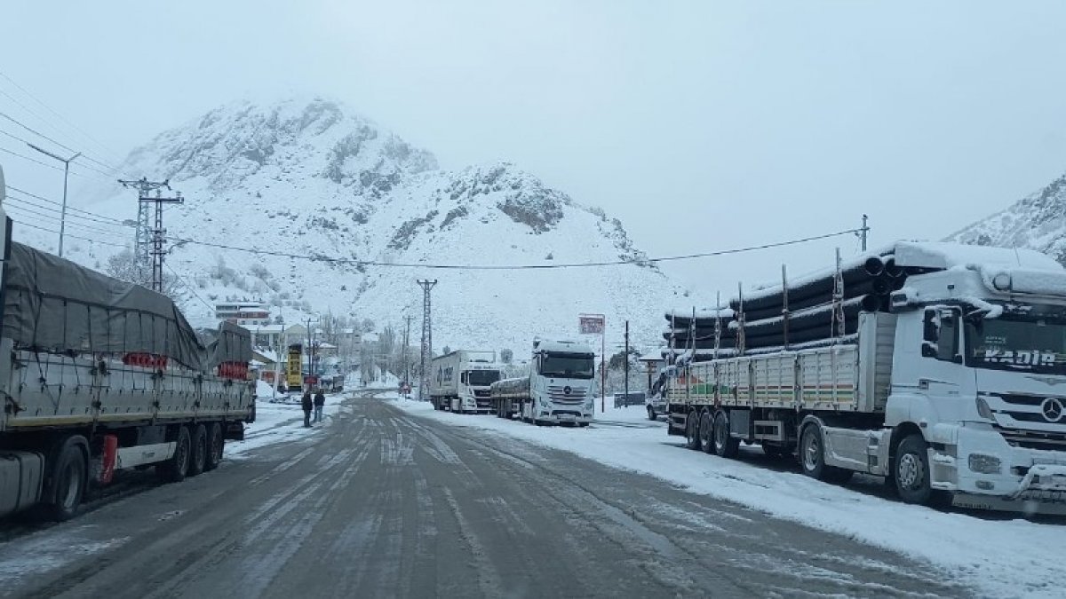 Tunceli'de Mart karı, 52 köy yolu ulaşıma kapattı