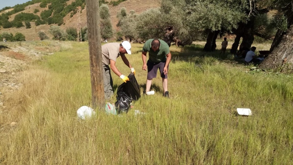 Tunceli'de milli parkta temizlik ve denetim çalışması