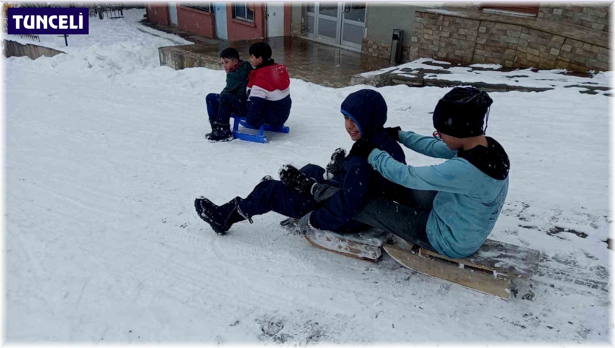 Tunceli'de okullara kar tatili