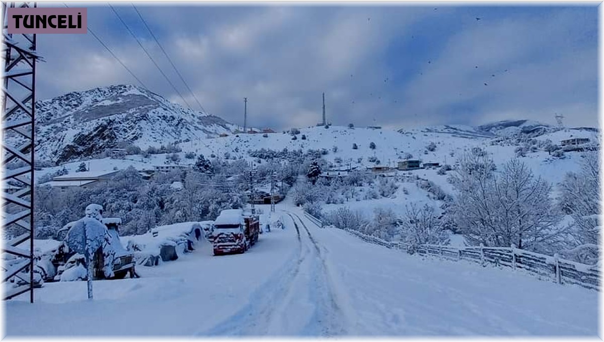 Tunceli'de okullara kar tatili