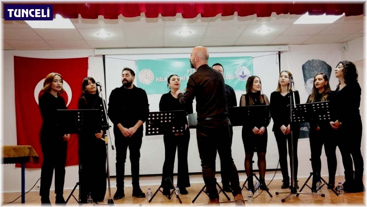 Tunceli'de şarkılar bizi söyler, biz de şarkı söyleriz konseri