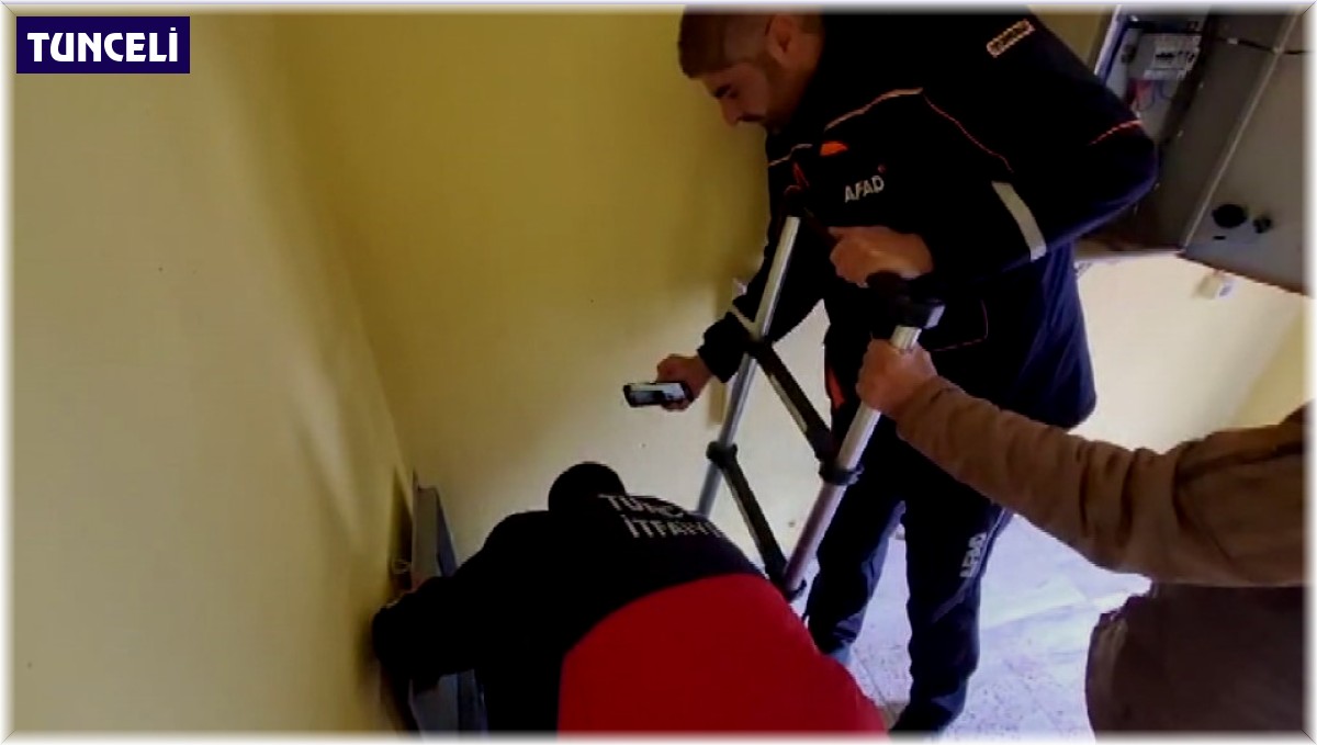 Tunceli'de su deposuna düşen muhtarı, AFAD ve itfaiye kurtardı