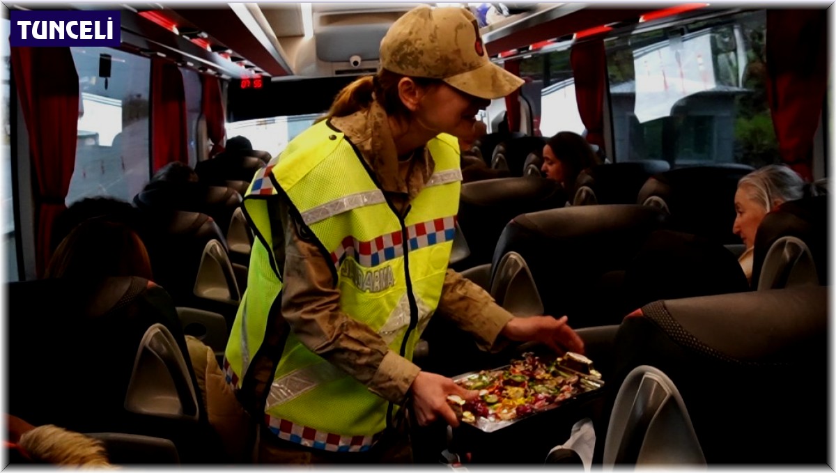 Tunceli'de 'tatlı' karşılama