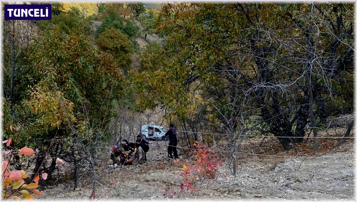 Tunceli'de trafik kazası: 2 yaralı