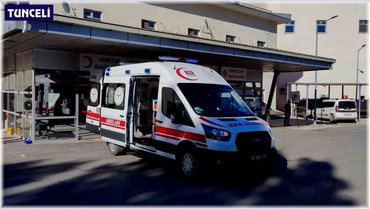 Tunceli'de trafik kazası: 4 yaralı