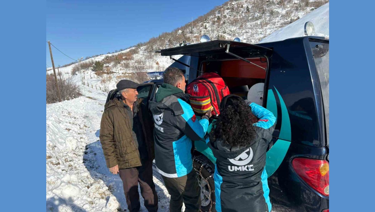 Tunceli'de UMKE ekipleri diyaliz hastası için seferber oldu