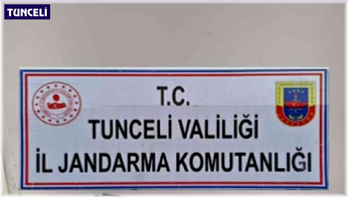 Tunceli'de uyuşturucu operasyonu: 1 gözaltı