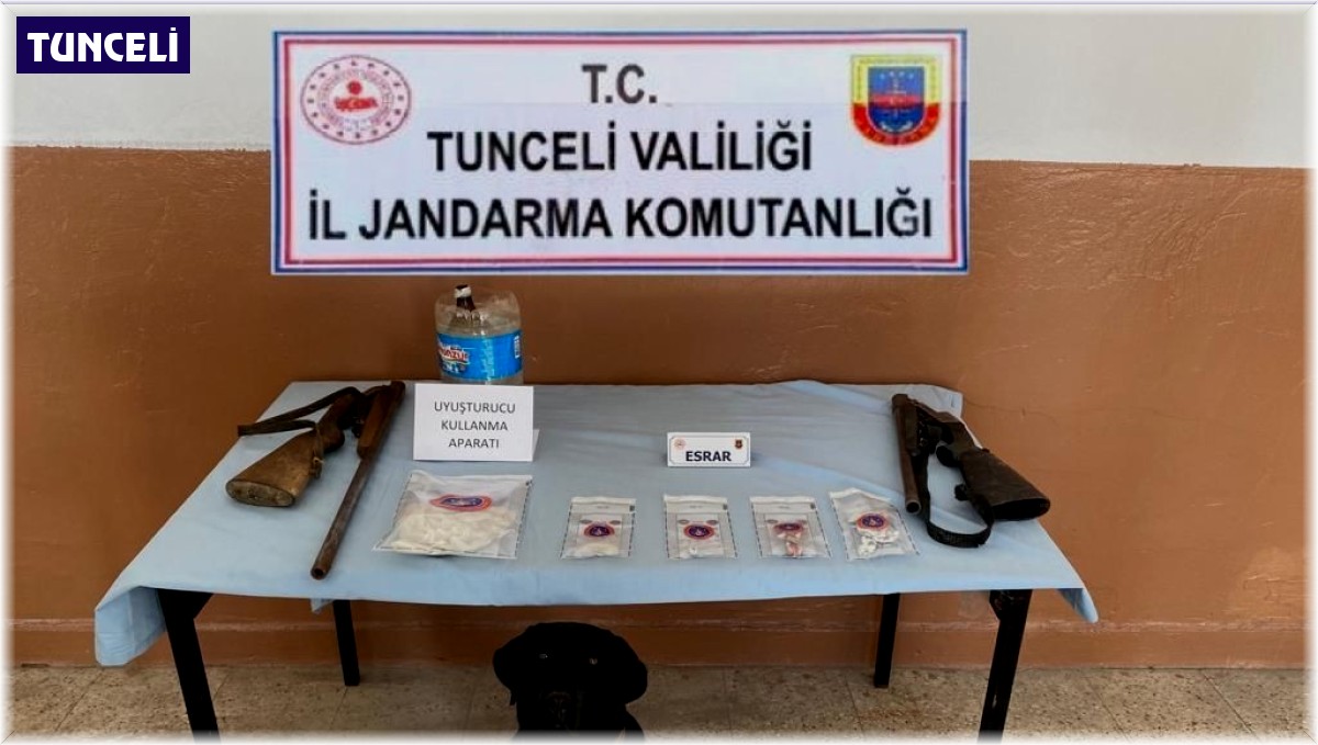 Tunceli'de uyuşturucu operasyonu: 11 gözaltı