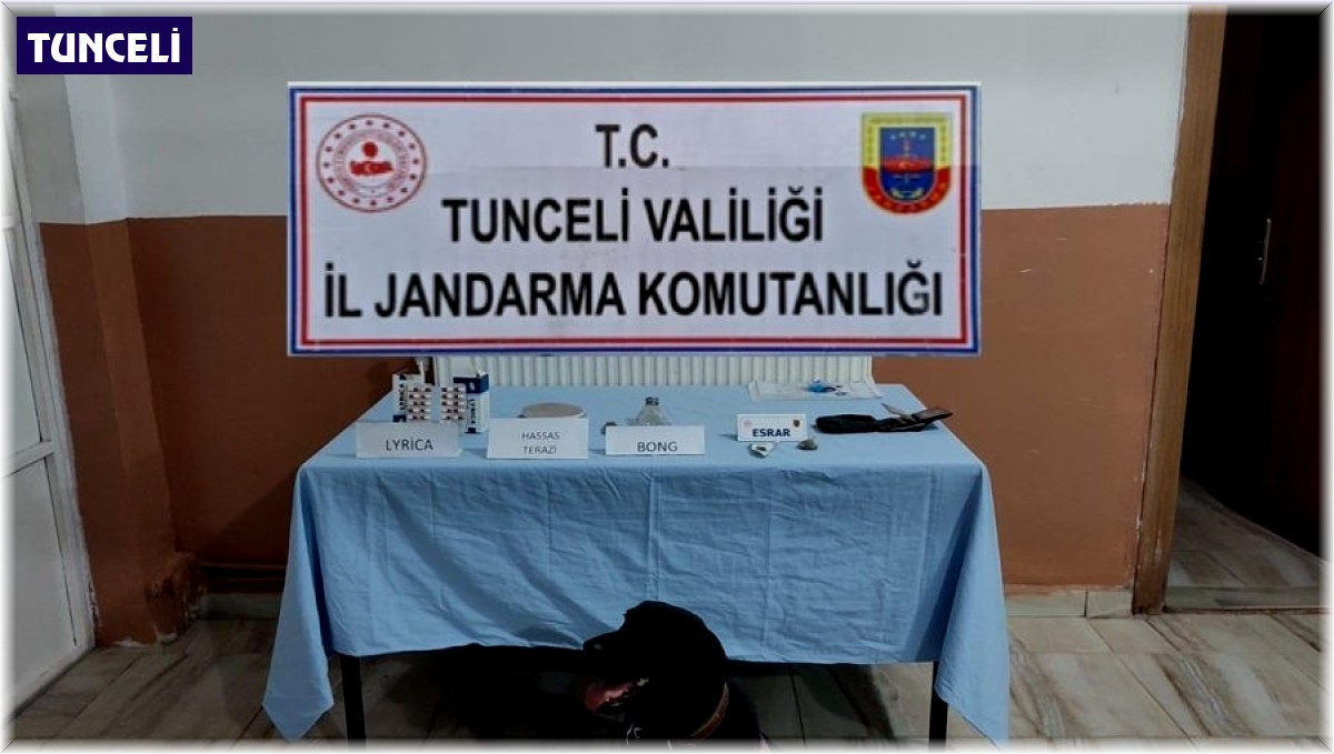 Tunceli'de uyuşturucu operasyonu: 4 gözaltı