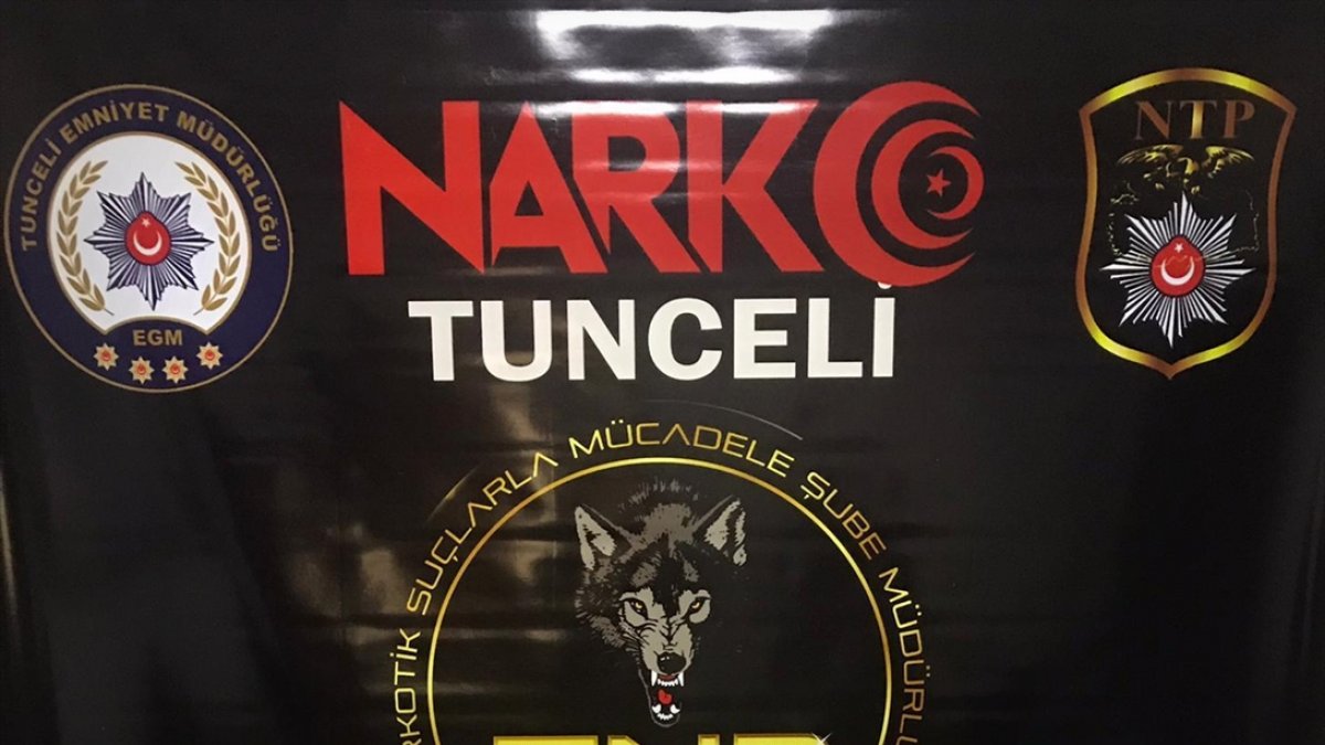 Tunceli'de uyuşturucu satıcılarına yönelik operasyonda 8 şüpheli yakalandı