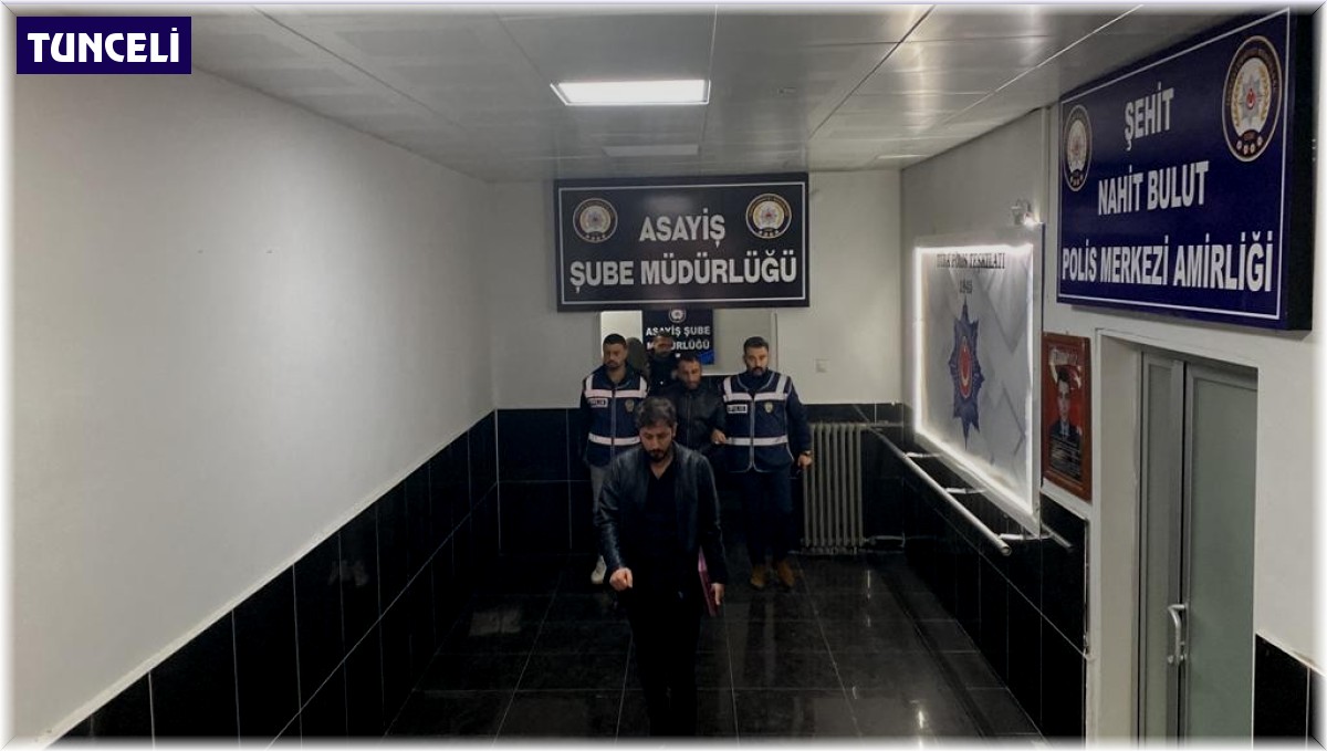 Tunceli'de uyuşturucu temin etmek için hırsızlık yapan 2 şüpheli tutuklandı