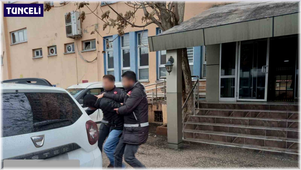 Tunceli'de uyuşturucu ticareti yapan şüpheli tutuklandı