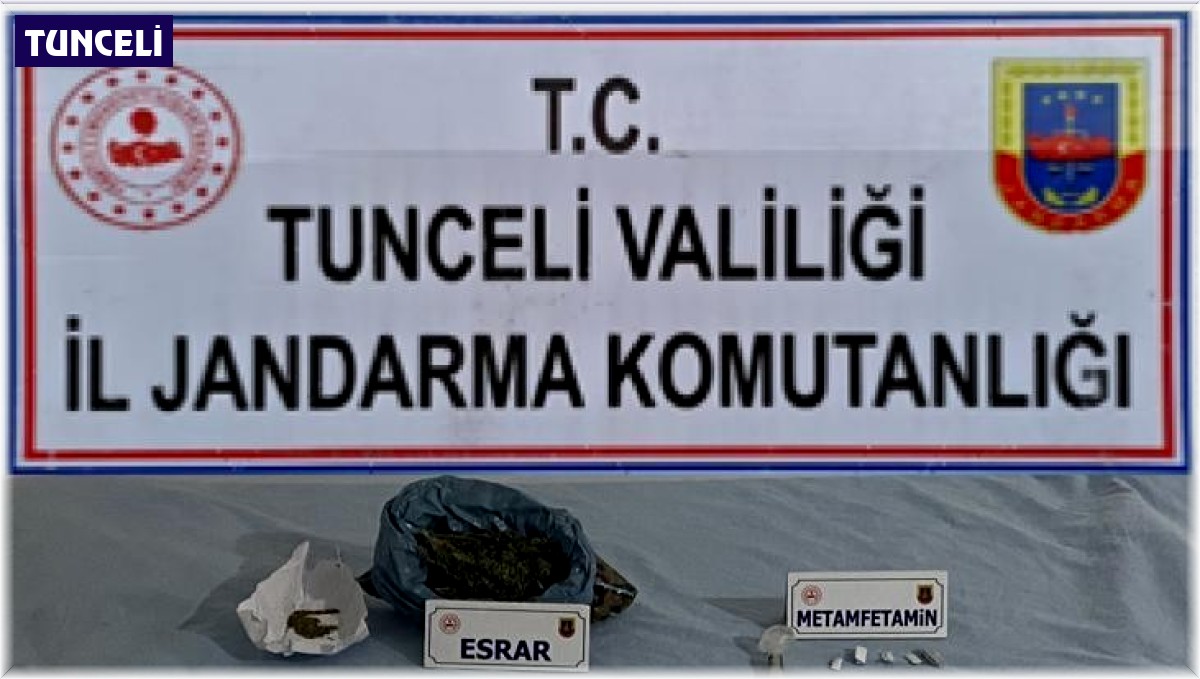 Tunceli'de uyuşturucudan 2 gözaltı