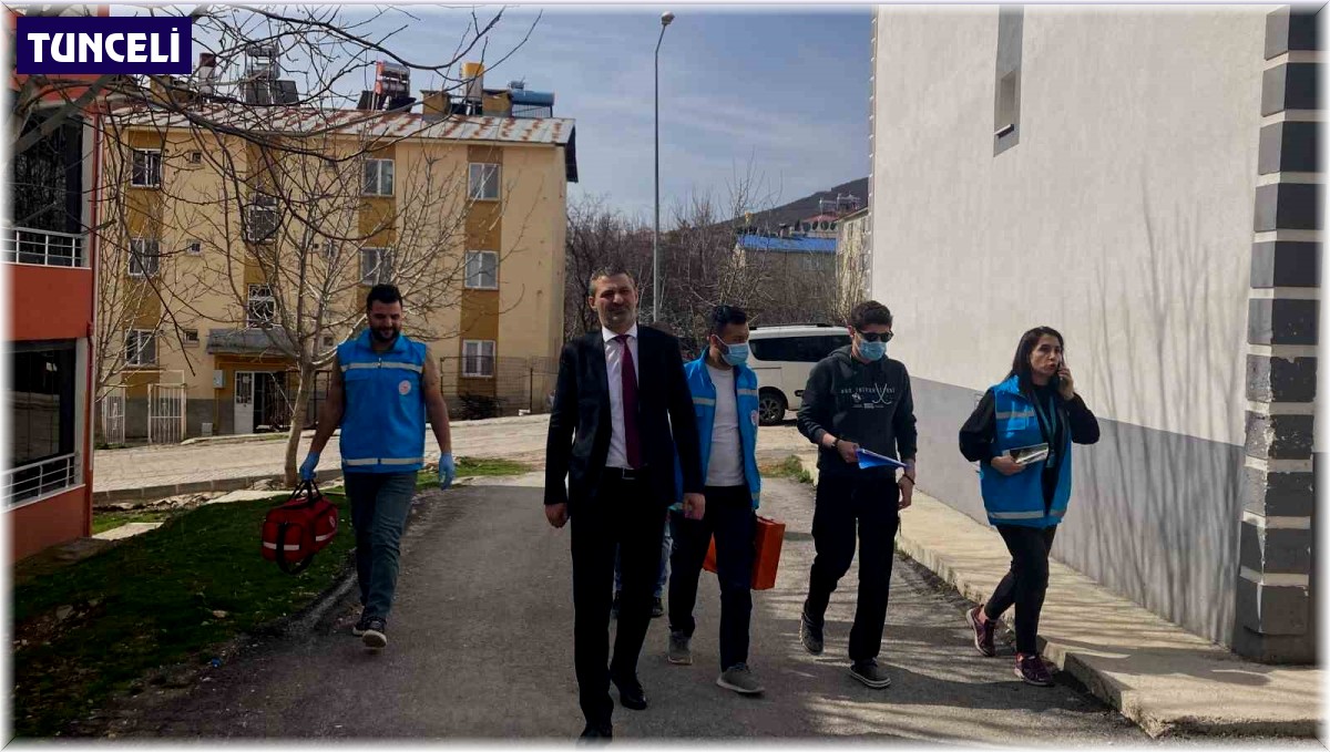 Tunceli'de yaşlı vatandaşlar ziyaret edildi