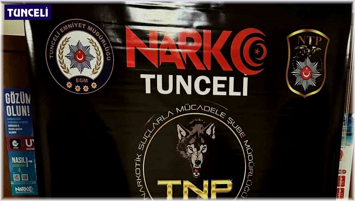 Tunceli'de zehir tacirleri, 'Fırtına'dan kaçamadı