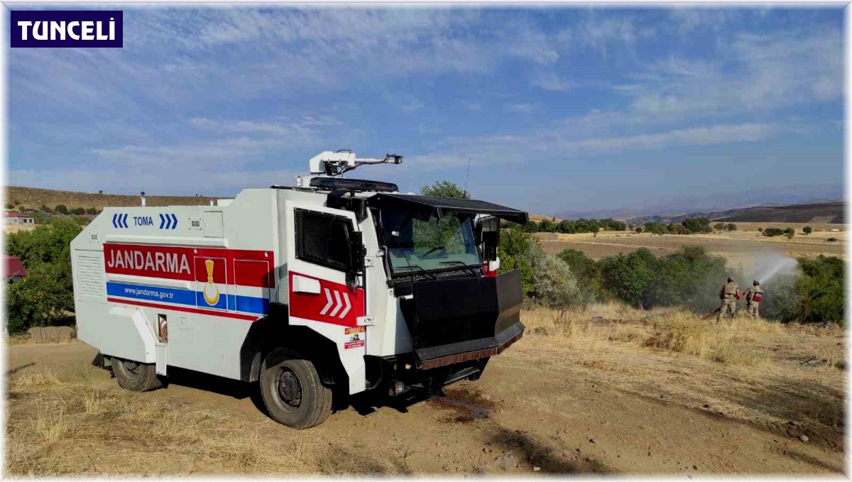 Tunceli'deki yangında 11 hektarlık alan zarar gördü
