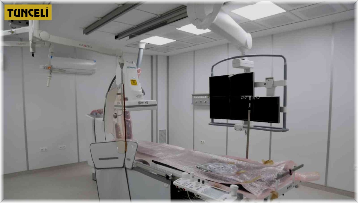 Tunceli Devlet Hastanesi'ne anjiografi cihazı alındı