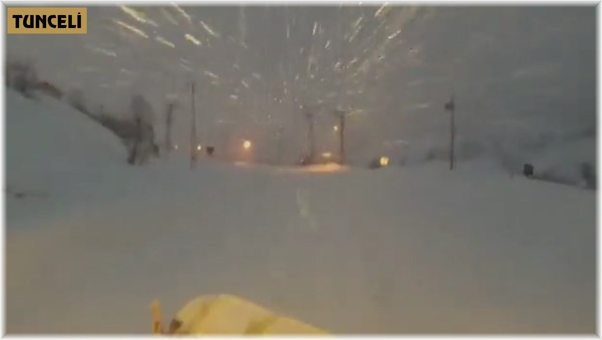 Tunceli-Erzincan karayolu tır geçişine kapatıldı