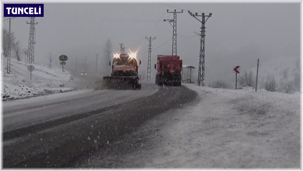 Tunceli-Erzincan karayolu tır trafiğine açıldı