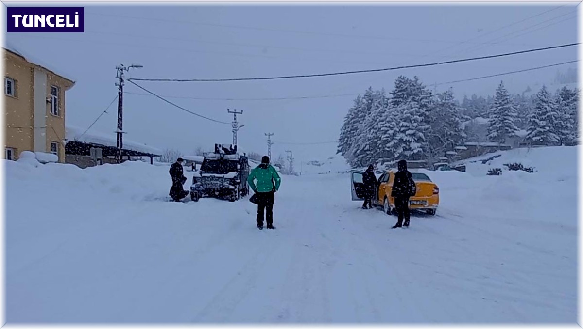 Tunceli-Erzincan yolu araç trafiğine kapatıldı